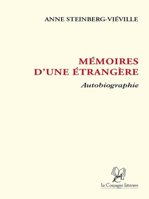cover image of Mémoires d'une étrangère